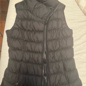 Athleta Black Quilted Vest